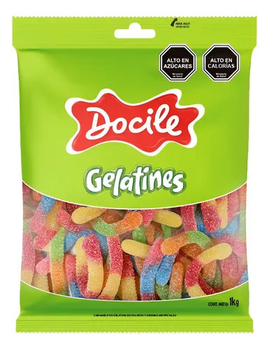 GOMITA CULEBRAS ACIDAS DOCILE X KILO