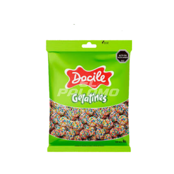GOMITA PELOTAS COLORIDAS DOCILE X KILO
