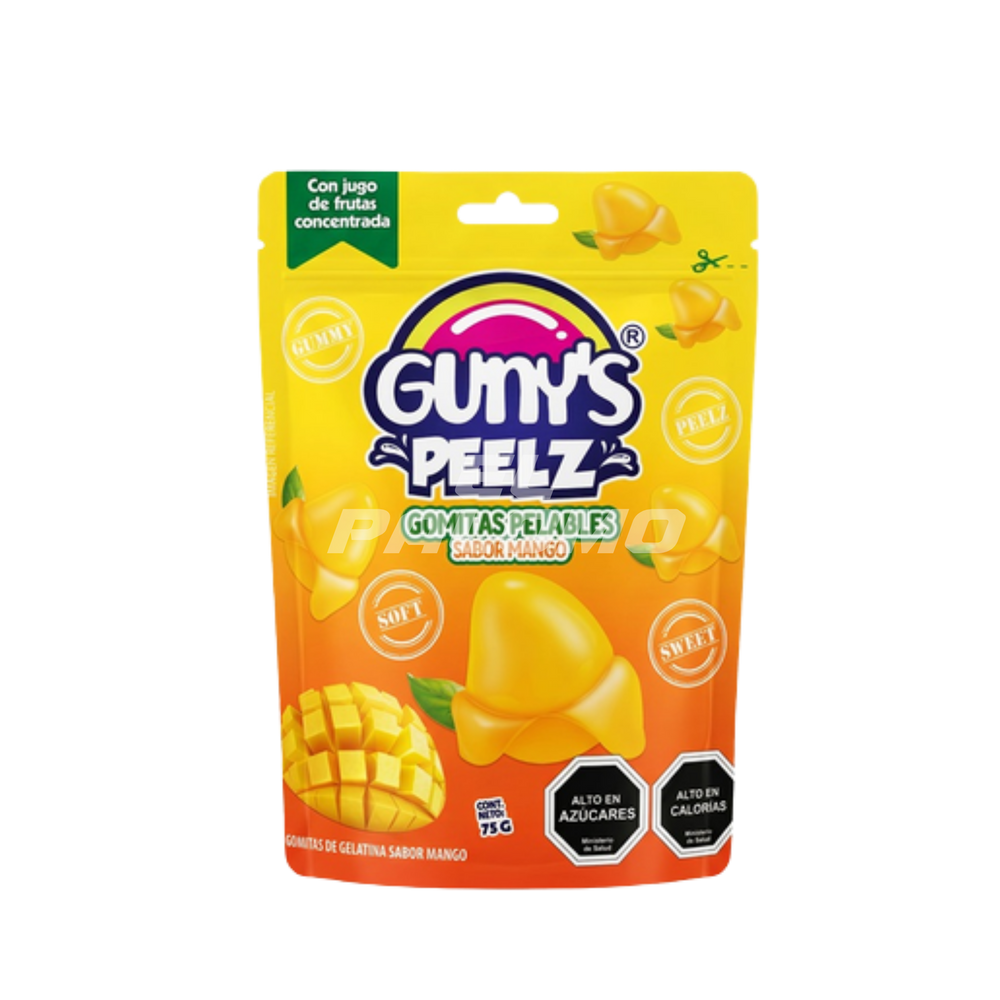 GUNYS PEELZ SABOR MANGO 12 UNID