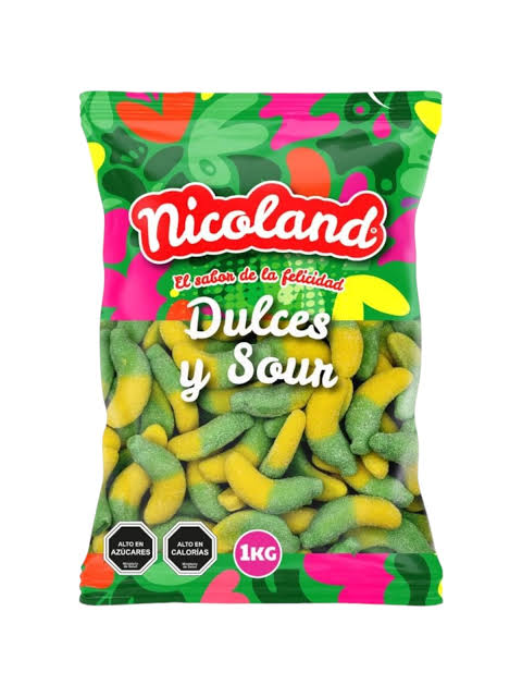 NICOLAND GOMITA BANANA BICOLOR KILO